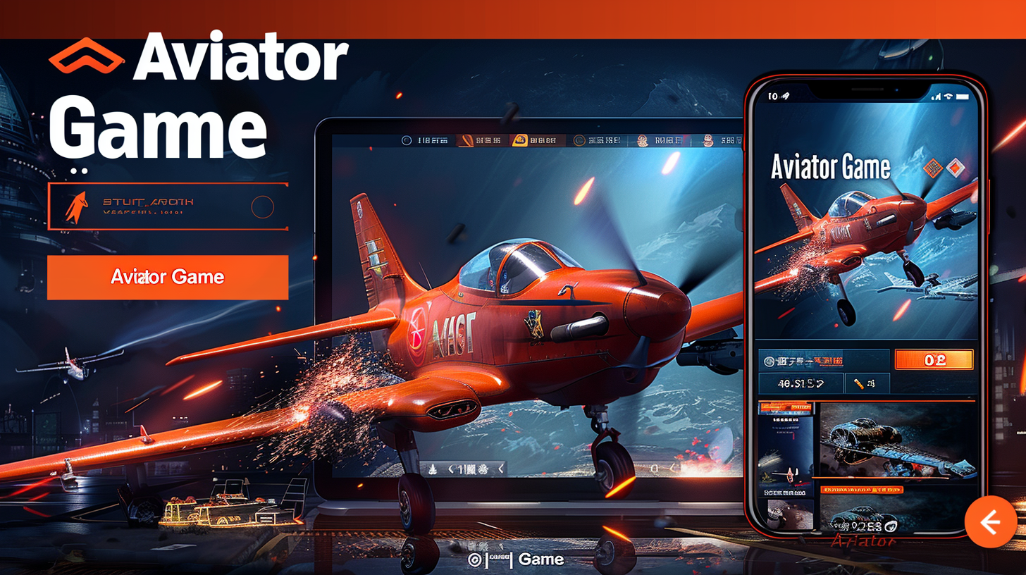 Aviator-style game shown across devices