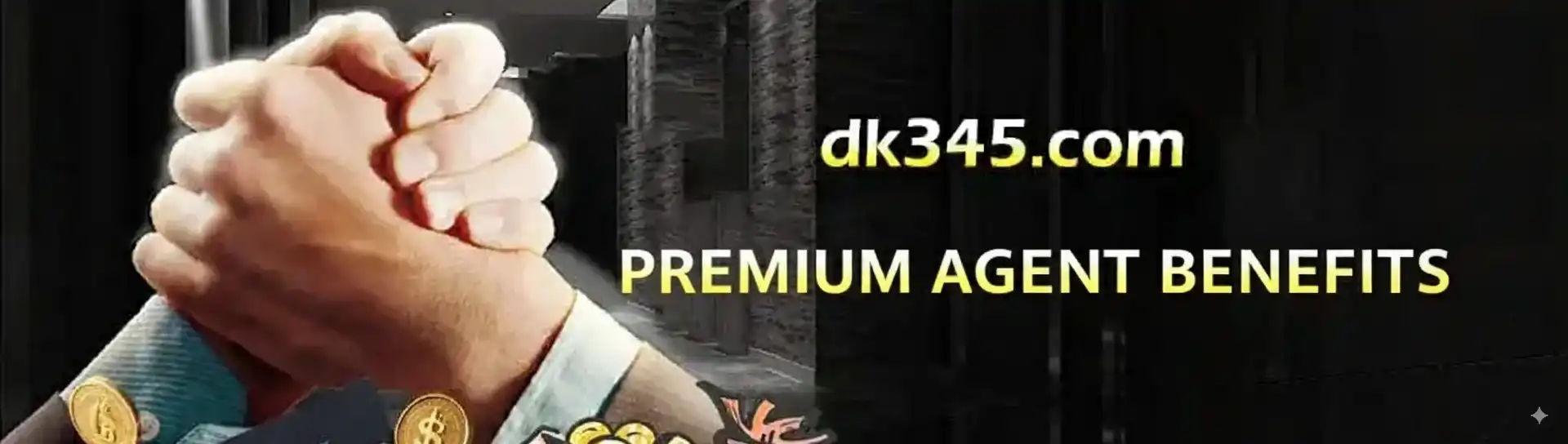 TK888 banner highlighting premium agent program benefits.